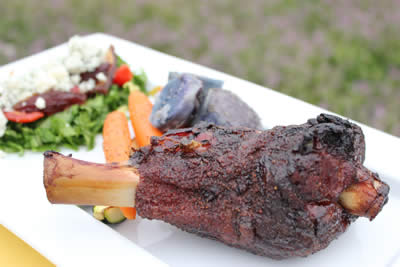 Smoked Lamb Shanks